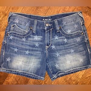 Ariat Star Boyfriend Denim Shorts